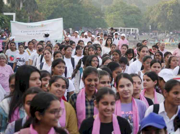 Sahayta Charitable Welfare Society organises Breast Cancer Awareness Walkathon