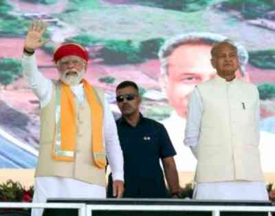 With BJP projecting no CM face, CM Gehlot is up against PM Modi