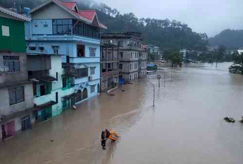 160 Assam students stranded in flood-hit Sikkim evacuated