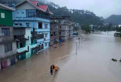 160 Assam students stranded in flood-hit Sikkim evacuated