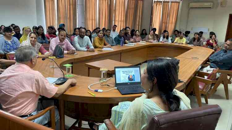 Special lecture on topic, “Gender Quota in Rural Local Bodies – Constraints and Concerns” 