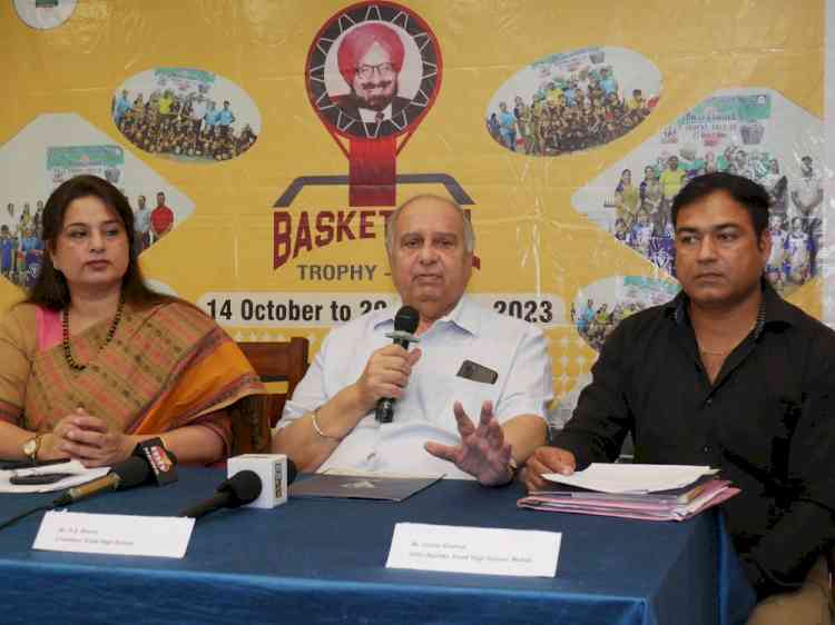 Sardar Bhagwant Singh Memorial Basketball Trophy-2023 from Oct 14 to 20