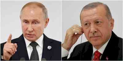 Erdogan, Putin discuss ongoing Israeli-Palestinian tensions
