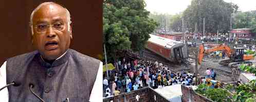 'Fix accountability of Railways & Centre', says Kharge on Bihar train accident