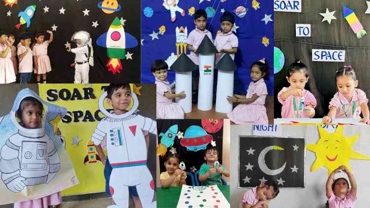 The li'l ones of Innokids of Innocent Hearts School learned about the universe and space through activities