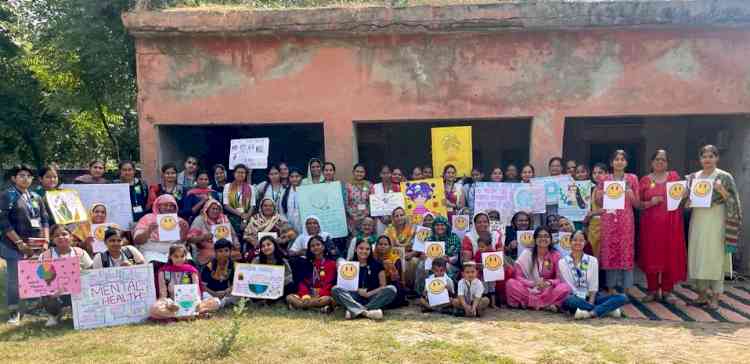 गांव बोहर में मानसिक स्वास्थ्य जागरूकता अभियान चलाया