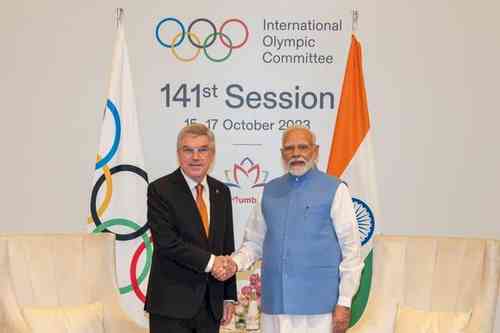 At inauguration of IOC session, PM Modi confirms India's desire to host 2036 Olympic Games