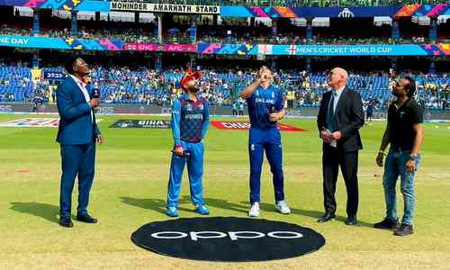 Men’s ODI WC: Unchanged England win toss, elect to bowl first against Afghanistan