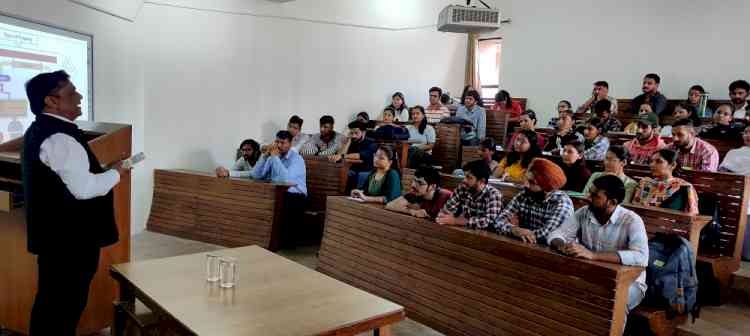 PU Dept. organized special lecture on “Intellectual Property Rights (IPR): An Overview”