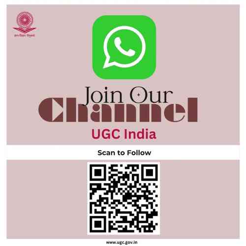 UGC WhatsApp Channel to connect with all universities