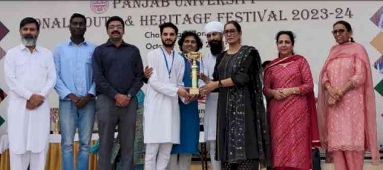 Department of Music shine in Panjab University Youth and Heritage Festival 2023-24 