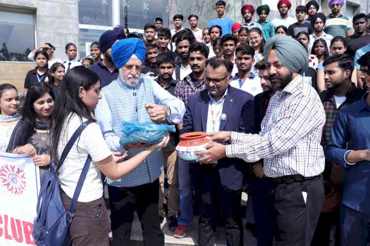 CT University Organizes ‘Amrit Kalash Yatra’