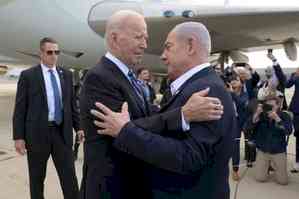 US imposes sanctions on 10 financiers of Hamas as Biden begins discussions with Israeli leaders