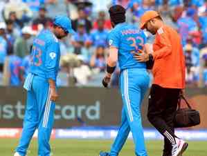 Men's Cricket WC: Hardik Pandya taken for scans as India sweat on his ankle injury in Pune
