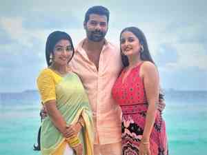 Shabir Ahluwalia, Neeharika Roy rejoice in Maldives as they shoot for ‘Radha Mohan’