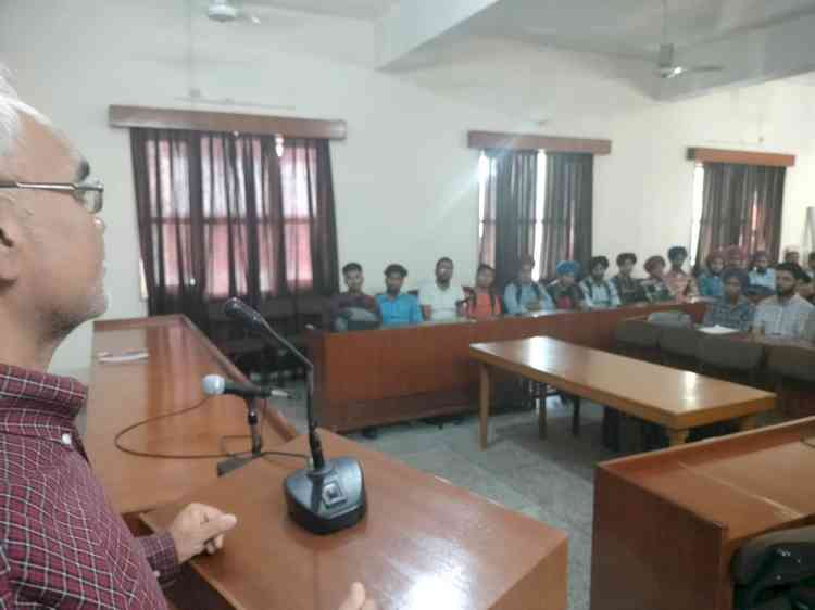 Extension Lecture on Cyber Security held at Sadhar College