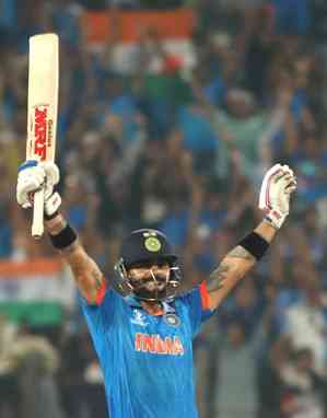 Men's ODI World Cup: Kohli hits unbeaten ton as India outplay Bangladesh for 7-wicket win