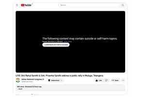 Congress again targets YouTube, accuses it of playing in hands of ruling dispensation