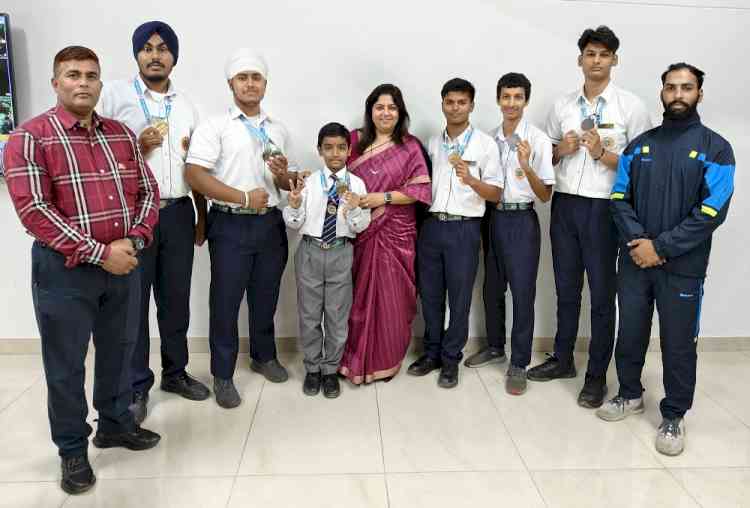 Sanskriti KMV School students demonstrate their exceptional skills and prowess
