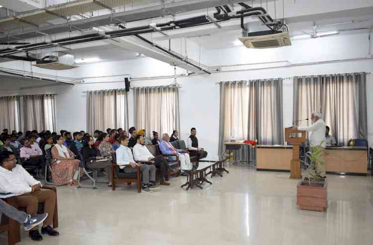 Special lecture “Amrit Kaal Vimarsh” by Prof. K.C. Agnihotri held at Central University of Punjab