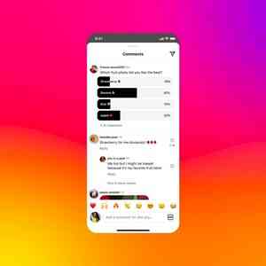 Insta soon to allow polls in comments section of posts