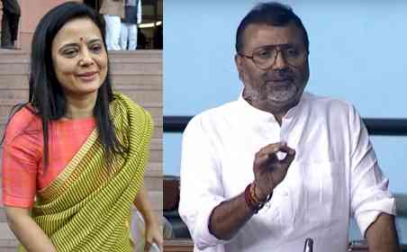 Fresh X battle between Nishikant Dubey and Mahua Moitra in 'cash for query' issue