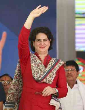 Priyanka to address election rally in Telangana on Oct 31