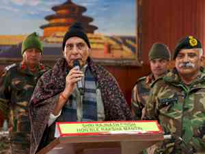 Rajnath visits forward posts in Arunachal, reviews defence  preparedness along LAC