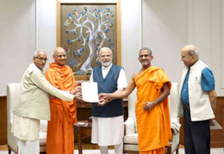 PM Modi receives invitation to attend Lord Ram's idol installation ceremony at Ayodhya