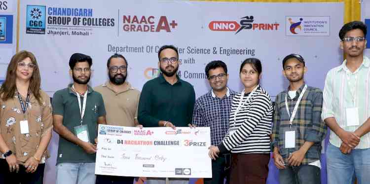 24-hour Inno Sprint D4 Hackathon Challenge organised at CEC Jhanjeri with Google