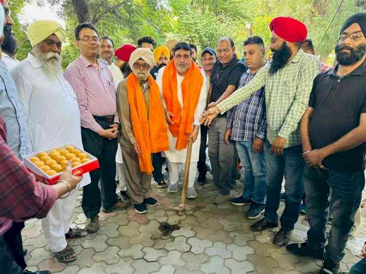 MLA Prashar kick starts development projects worth around Rs 3.98 crore 