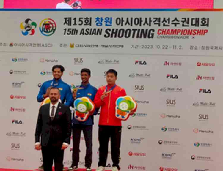 Indian juniors snare four golds at Asian Shooting Championship
