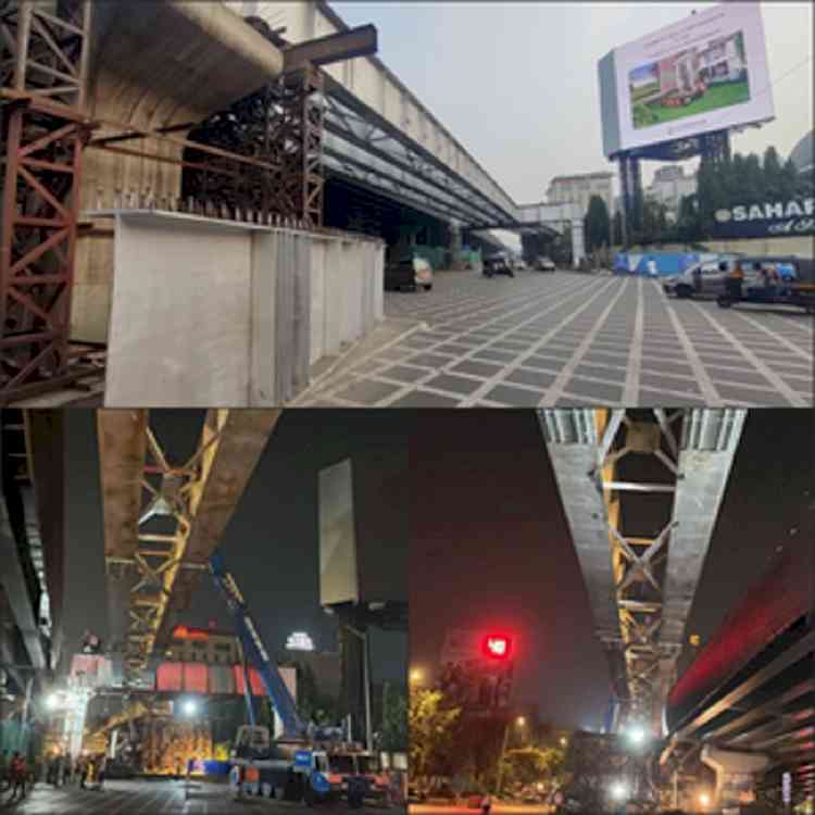 New flyover linking highway with Mumbai Airport takes shape