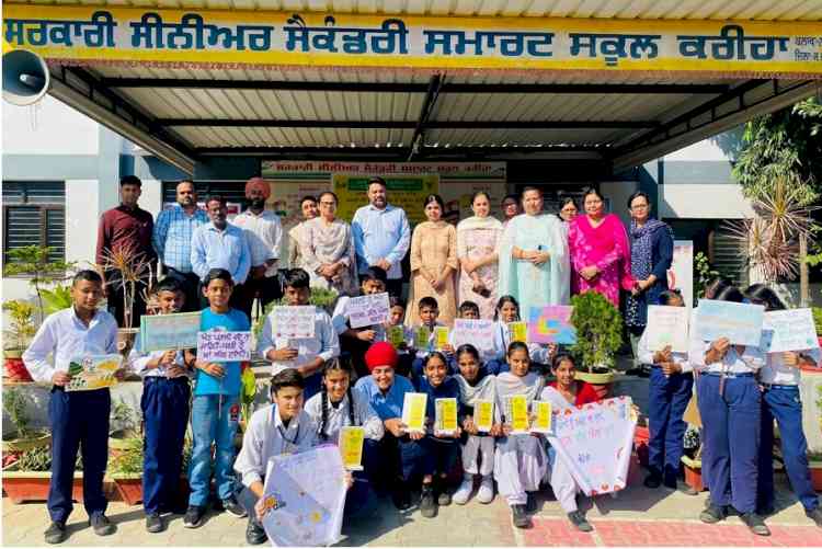 KVK Langroya launches school initiative for awareness against paddy residue burning