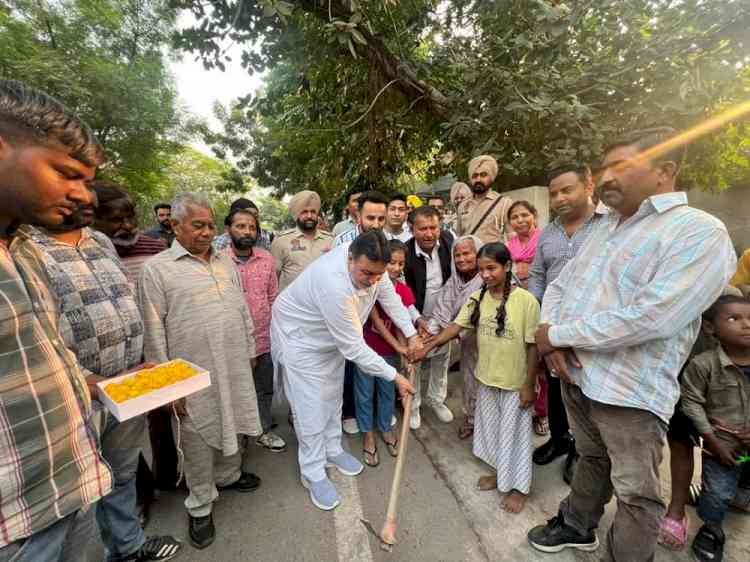 MLA Prashar inaugurates project to stop direct sewer inflow into Buddha nullah near Shivpuri puli