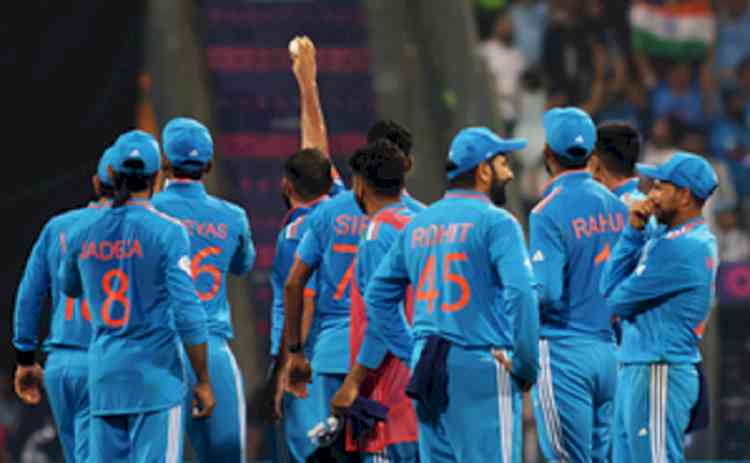 Men's ODI WC: Shami's 5-18 after Gill, Kohli, Iyer fifties help India beat Sri Lanka by 302 tuns; reach semis