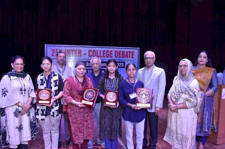 Nehru Sidhant Kender Trust organised Annual Inter–College Debate