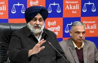 Provide machines to deal with stubble, Sukhbir asks Punjab CM