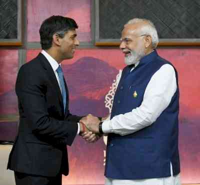 Modi congratulates Sunak on completing 1 year in office, discusses Israel-Hamas conflict