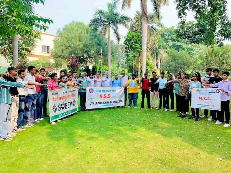 Lyallpur Khalsa College initiates Voters' Awareness Drive