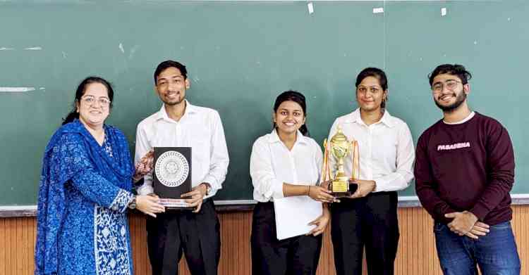 Enactus Team of PU shines at IIT Ropar by bagging first runner-up position at InnoVision Challenge 