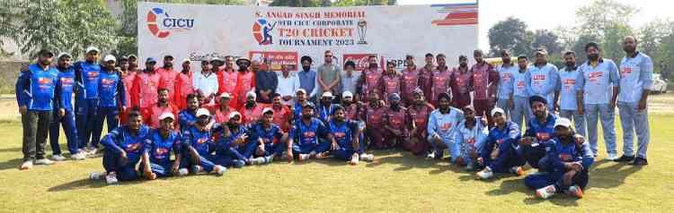 CICU organised 12th & 13th League Matches of S.Angad Singh Memorial - 9th CICU Corporate T-20 Cricket Tournament - 2023