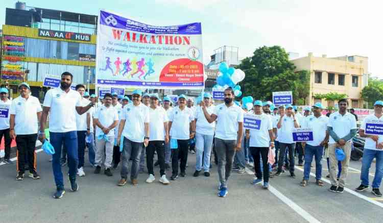 Indian Overseas Bank Led the Charge Against Corruption with Vigilance Awareness Walkathon