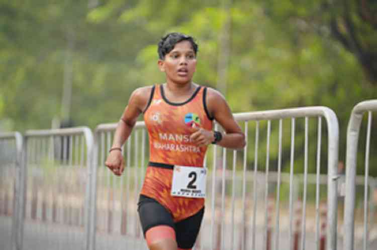 37th National Games: Maharashtra’s Mansi Mohite braves jellyfish bite to clinch triathlon gold