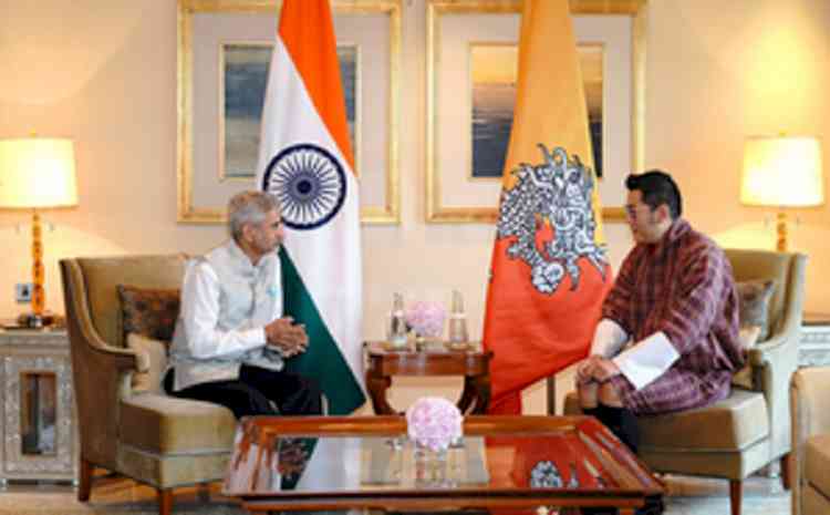 Jaishankar meets visiting Bhutan King