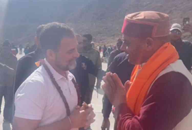 Amid busy election campaigning, Rahul on 3-day Kedarnath visit