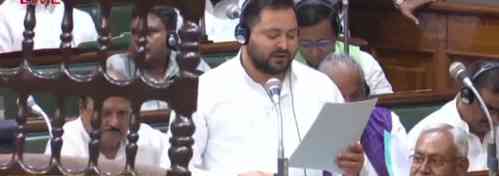 Bihar Legislature: Tejashwi refutes allegations as BJP demands resignation of Nitish