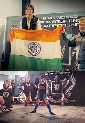 14-year-old Delhi girl sets powerlifting world record