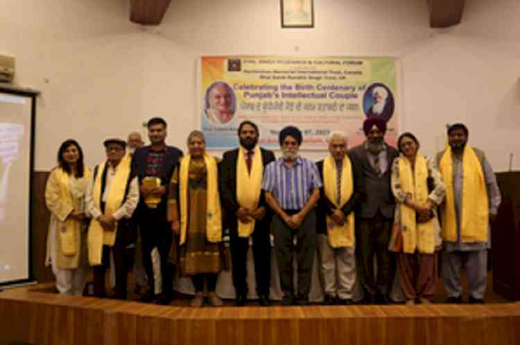 Lahore pays tribute to India-origin Punjabi literary intellectual couple