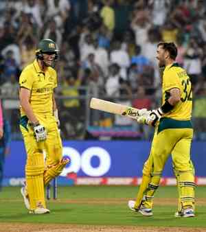 Men's ODI WC: Maxwell's scintillating 201 propels Australia to sensational win, seals semis berth